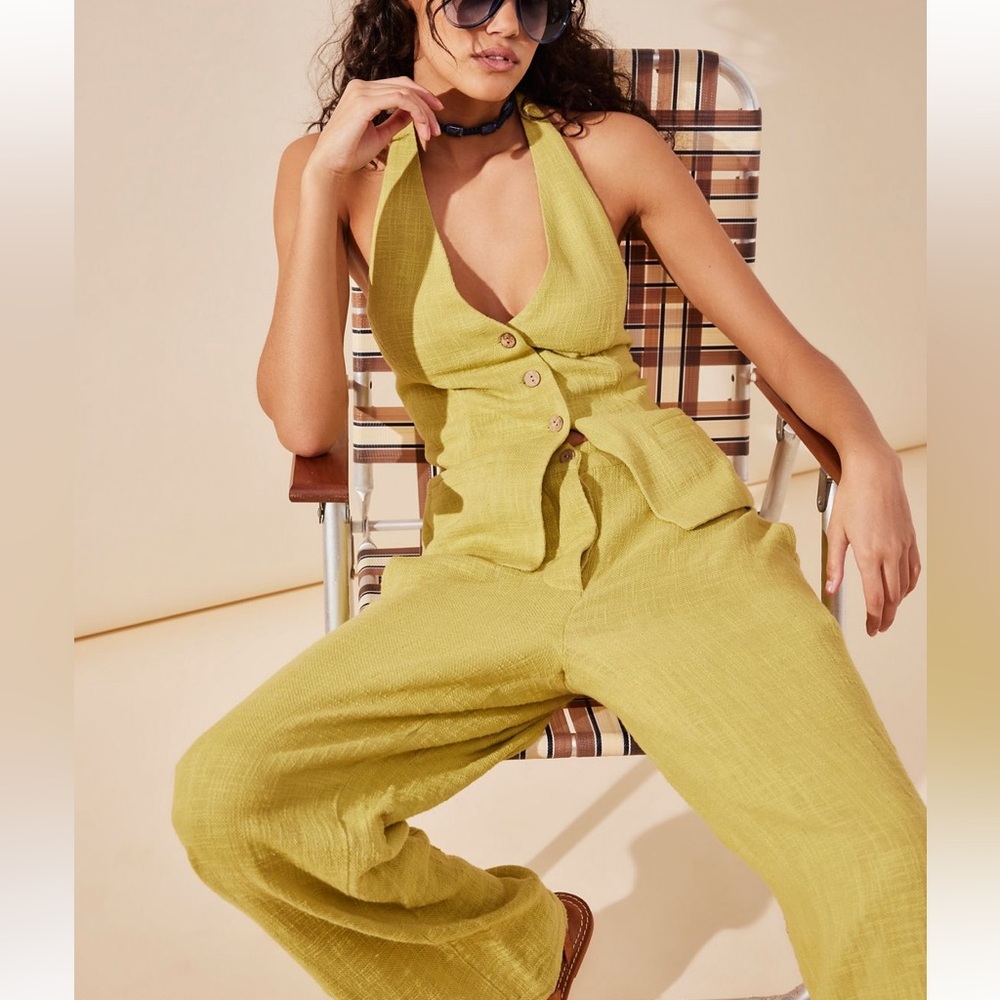 Free People Vest/Pant Suit
